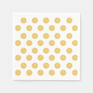Serviette En Papier Fun Pickleball Motif Pickleball Party