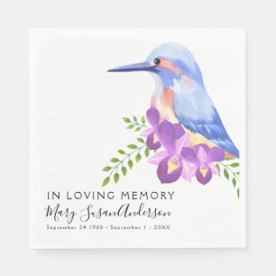 Serviette En Papier Funérailles en mémoire d'amour
