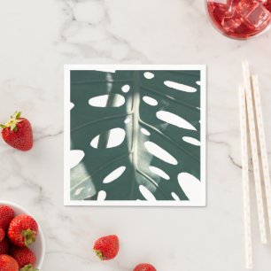 Serviette En Papier Funky Pale Green Plante de fromage suisse