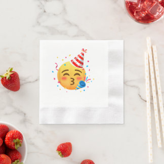 Serviette En Papier Funny Emoticon Party