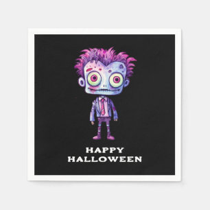 Serviette En Papier Funny Frankenstein Monster Halloween Fun