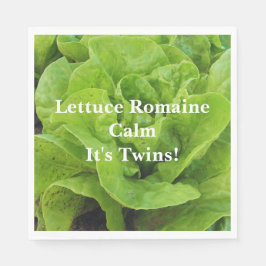 Serviette En Papier Funny Lettuce Romaine Calme Twin