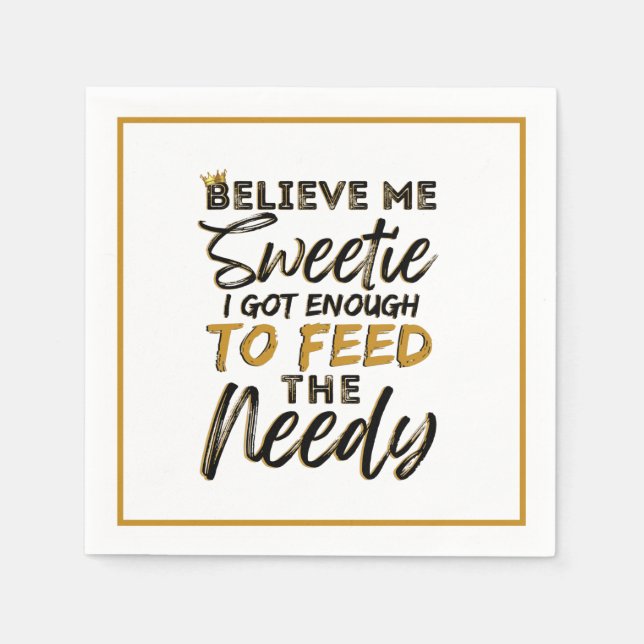 Serviette En Papier Funny Old School Hip hop des années 90 Anniversair (Devant)