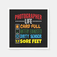 Funny Photographe Liste de contrôle de la vie