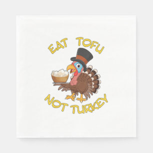 Serviette En Papier Funny Vegan Vegetarian