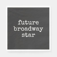 Futur Broadway Star Inspirant Actor Design noir