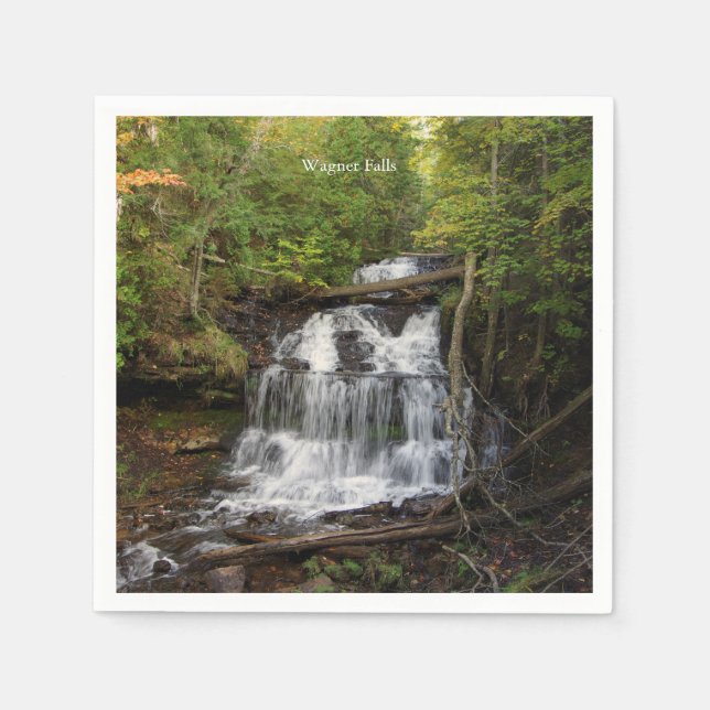 Serviette En Papier Gaine de Wagner Falls (Devant)
