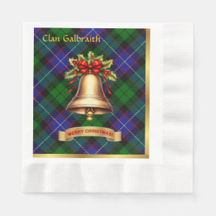 Serviette En Papier Galbraith Noël Tartan personnalisé