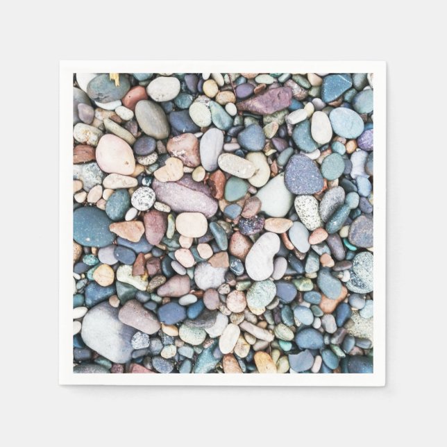 Serviette En Papier Galets Rocks (Devant)