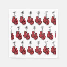 Serviette En Papier Gants de Boxe Serviettes en Papier, Anniversaire S