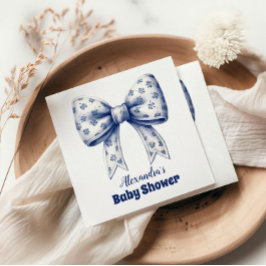 Serviette En Papier Garçon bleu