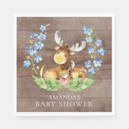Serviette En Papier Garçons Baby shower d'orignal serviettes
