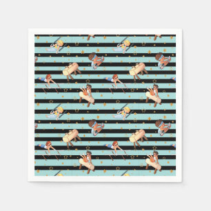 Serviette En Papier Garçons Gymnastique Anneaux Parallel Bars Pommel H