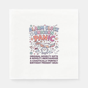 Serviette En Papier Garde du Royaume Licorne Conception Vectorielle Ad