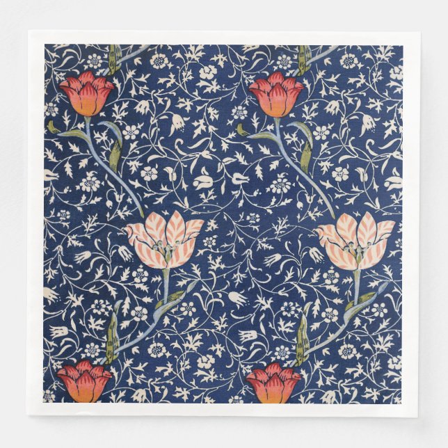Serviette En Papier Garden Tulip (Medway) par William Morris (Devant)
