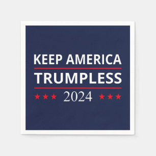 Serviette En Papier Garder l'Amérique sans Trump VII