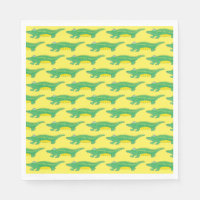Gator vert jaune Alligator Crocodile Croc Animal