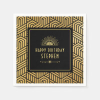 Gatsby Art Déco Roaring 20 ans Anniversaire
