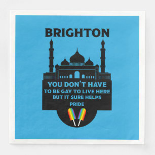 Serviette En Papier Gay pride Brighton