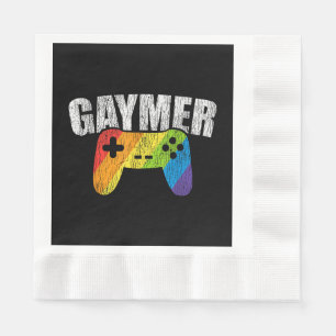 Serviette En Papier Gaymer Rainbow Drapeau Jeu Lesbienne Gay Bisexual