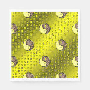 Serviette En Papier Gemini et singe de la Terre