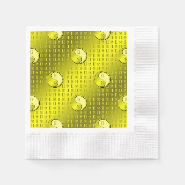 Serviette En Papier Gemini the Twins (Devant)