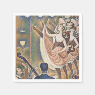 Serviette En Papier Georges Seurat - Le Chahut