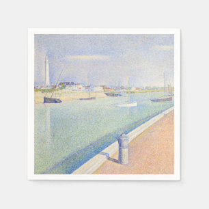 Serviette En Papier Georges Seurat - Le chenal des cimes