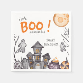 Serviette En Papier Ghost House Halloween Baby shower thème automne
