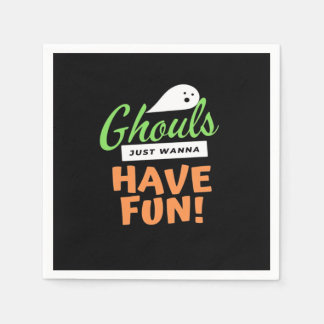 Serviette En Papier Ghouls veut juste s'amuser - Halloween Ghouls Funn