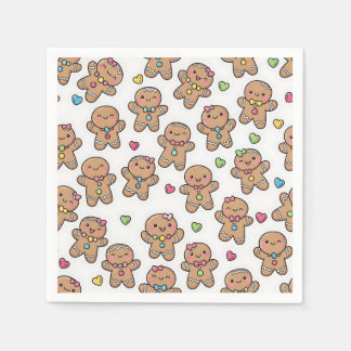 Serviette En Papier Gingerbread Men Christmas Napkins