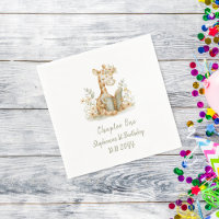 Girafe avec livre chapitre un 1er anniversaire