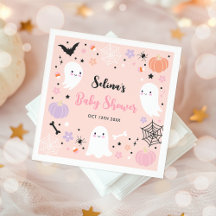 Girl Ghost Little Boo est due Baby shower d'Hallow