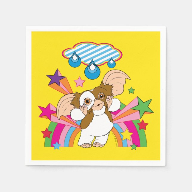 Serviette En Papier Gizmo | Dreaming of Raindrops (Devant)