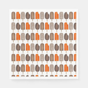 Serviette En Papier Glace Pops Bars Popsicle Creamsicle Fudge