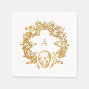 Serviette En Papier Glam gothique Papier Blanc
