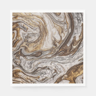 Serviette En Papier glamor 001 couleur brun liquide serviettes