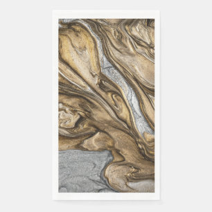 Serviette En Papier glamor 002 couleur brun liquide