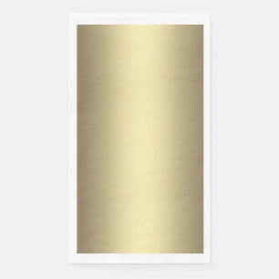 Serviette En Papier Glissement or