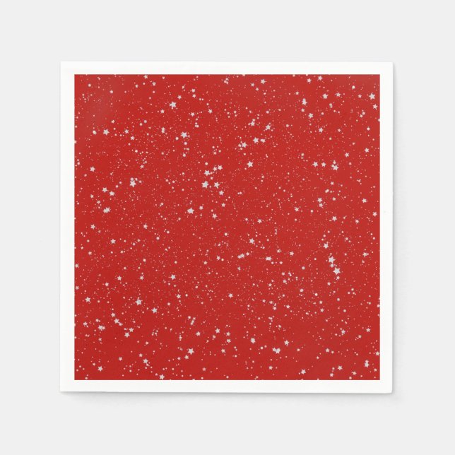 Serviette En Papier Glitter Stars (Devant)