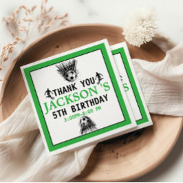 Serviette En Papier Goal! Soccer 5e anniversaire fête