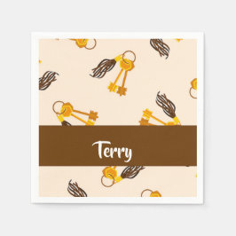 Serviette En Papier Gold House