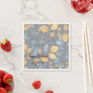 Serviette En Papier Golden Foliage Dreams Automne Nature Beauté