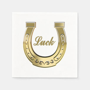 Serviette En Papier Golden horseshoe