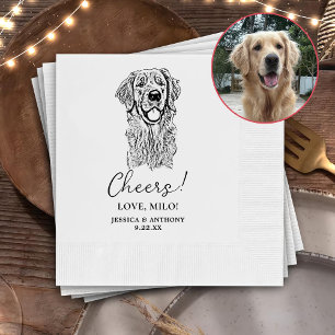 Serviette En Papier Golden Retriever Chien Chefs Personnalisés serviet