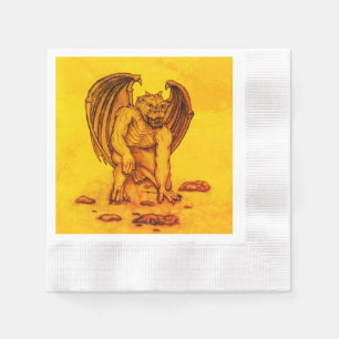 Serviette En Papier Golem Gargoyle
