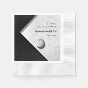 Serviette En Papier Golf Bachelor Party - Golf trip Classic Stylish