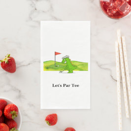 Serviette En Papier Golfer Partons Tee pour la fête
