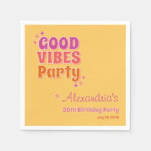 Good Vibes Summer 30th Birthday Party