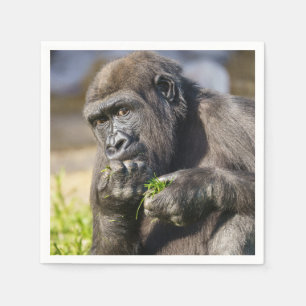 Serviette En Papier Gorilla Youngster